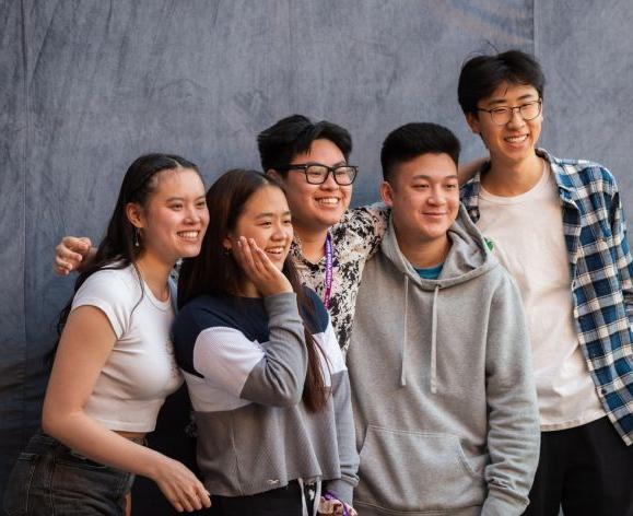 A group of students at Tigerlands